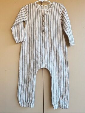 NWT Quincy Mae woven jumpsuit  rose 🌹
